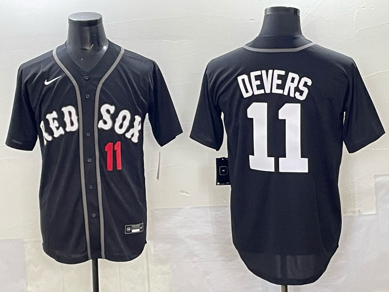 Men Boston Red Sox #11 Devers black 2025 Nike MLB Jersey 006->boston red sox->MLB Jersey